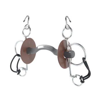 Udidlo pro koně Udidlo Beris pelhem nelomené s výkrojem Konnex 130mm měkké