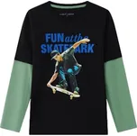 CHLAPECKÉ TRIČKO černé Wolf S2433A