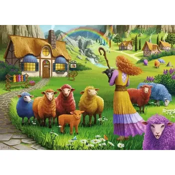 Ravensburger puzzle Barevná vlna 1000 dílků