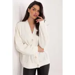 LAKERTA Ecru cardigan na knoflíky