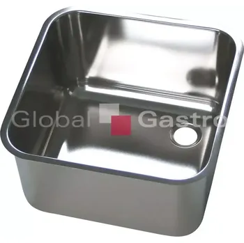 Nerezový dřez Dřez nerez 500x500x250 AISI304/mat | 8700025IP