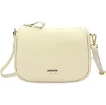 Kožená kabelka MiaMore 24-003 světle béžová