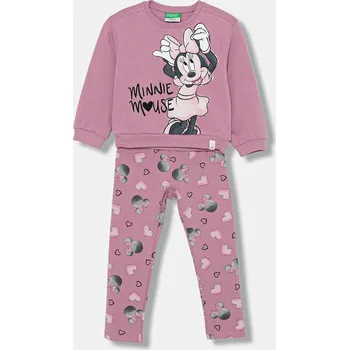 Dětská souprava United Colors of Benetton 2-pack 3LEJGK00T.P.Seasonal fialová 44X, vel. 104