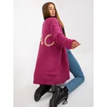 Och Bella Cardigan-TW-SW-BI-M2201.87-fuchsia