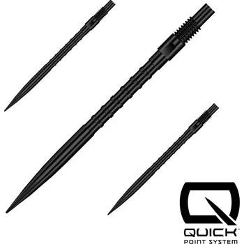 Hroty na šipky Harrows Quick Point HM Grip černé 35mm 3ks