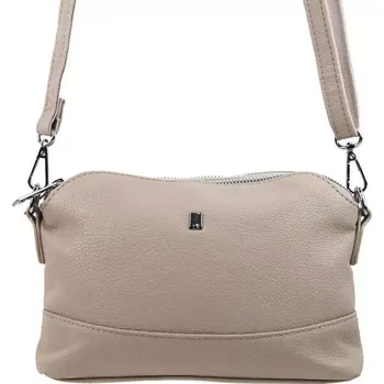 Kabelka BELLA BELLY Latté hnědá crossbody dámská kabelka se třemi oddíly 5414-BB