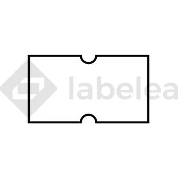 Speciální papír Labelea Samolepicí etikety do kleští, 22x12 mm Cola-ply bílé, odlepitelné, Barva etiket Bílá ECN2212CPL42W