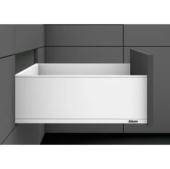 BLUM Legrabox pure bílý - sada C 500 / 40 kg bez čelního kování