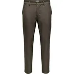 Only & Sons Chino kalhoty ONSBRAD tmavě hnědá