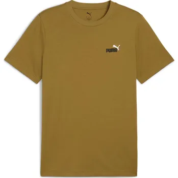 Pánské oblečení Pánské triko PUMA ESS 2 COLOR SMALL LOGO TEE 684717-69 HONEY BUTTER XL