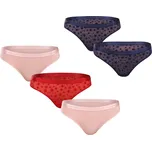5PACK dámská tanga Tommy Hilfiger vícebarevná (UW0UW06136 0WJ)