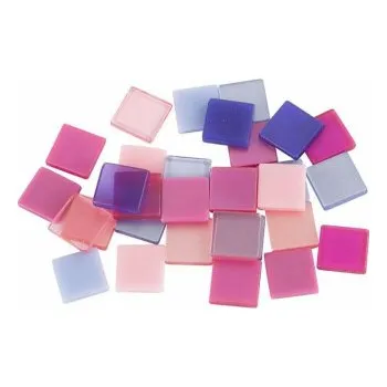 Mozaiková sada Mozaika růžovo-fialová 1x1cm 25g