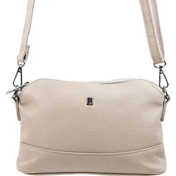 Kabelka BELLA BELLY Béžová crossbody dámská kabelka se třemi oddíly 5414-BB