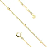 Olivie Stříbrný řetízek na nohu MARRY GOLD 5287