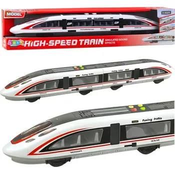 LEAN Toys Expresní osobní vlak – otevírací dveře, světla a zvuky