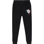 Dívčí teplejší tepláky černé Kugo GT9795