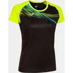 Dámské sportovní triko JOMA Elite X Black-Fluor Yellow M