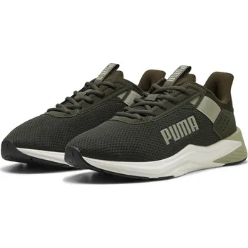 Dámská fitness obuv Boty PUMA FTR WAVE 311095-10 DARK OLIVE/LUX ARMY RED EU 45 (UK 10,5)
