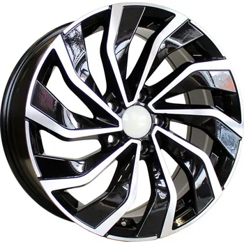 Alu kolo Alu kola Racing Line B5780, 18x8 5x112 ET45, černá + leštění vhodné pro Audi A4 B7 (do 2007), Škoda Enyaq, VW ID.4, VW ID.5