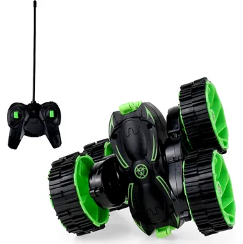 RC model auta Aga4Kids Oboustranné auto na dálkové ovládání Zelené