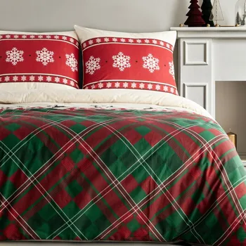 Vánoční bavlněné povlečení 160x200 cm sada Stela