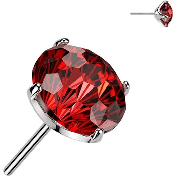 Piercing Šperky4U Náhradní kamínek k PUSH IN piercingu TITAN - TIT1687-R
