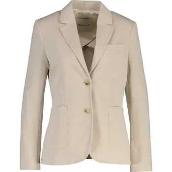 Dámské sako SAKO GANT SLIM PIQUE BLAZER CREAM