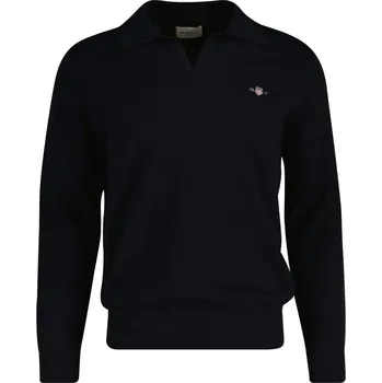 Pánský svetr SVETR GANT CLASSIC COTTON POLO EVENING BLUE