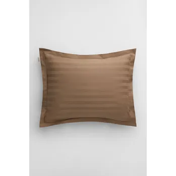 Polštář POVLAK NA POLŠTÁŘ GANT SATEEN STRIPES PILLOWCASE 50x60 TAUPE BEIGE