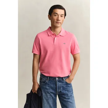 POLOKOŠILE GANT REG SHIELD SS PIQUE POLO ROSE PINK