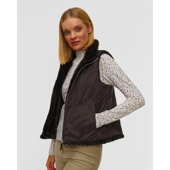 Dámská vesta Oboustranná Vesta S Kožešinou Chervo Export E0319-999