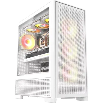 PC skříň Počítačová skříň DarkFlash AirNova bílá s 3 ventilátory
