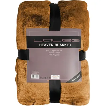 deka Happy Deka, 200 × 150 cm, amber, 100% polyester&nbsp;HEB800AMB150200