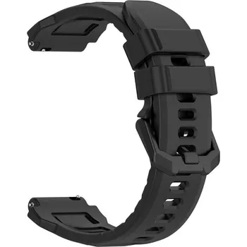 Řemínek na hodinky Silikonový řemínek pro Xiaomi Amazfit T-Rex 3 Pro 44mm - Černý