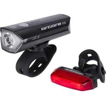 Cyklosvítilna Set osvětlení Arcore ASL550/40 USB UNI Černá