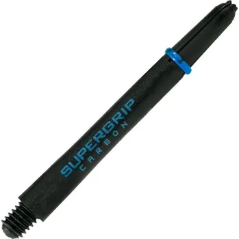 Násadky na šipky Harrows Supergrip Carbon dlouhé, aqua prsten