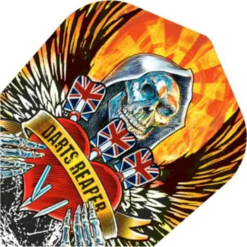 Letky na šipky Harrows Quadro, death metal