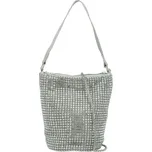 Módní dámská plesová kabelka Moon Darien, stříbrná