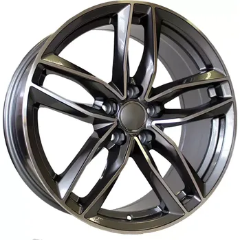 Alu kolo Alu kola Racing Line BK690, 19x8.5 5x112 ET40, šedivá + leštění vhodné pro Audi A4 B9 (od 2015), Audi A6 (od 2018), Audi A6 Allroad C8 (od 2019), Audi S4 B9 (od 2016)