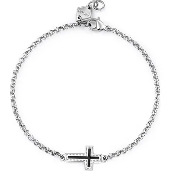 Náramek Nadčasový pánský náramek Křížek Charisma SHS11 S Agapo