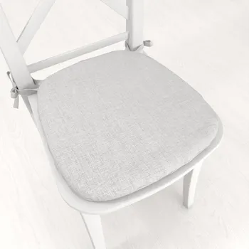 Podsedák Oblý podsedák BKW-251 Světle šedý žíhaný - 39x37x3 cm