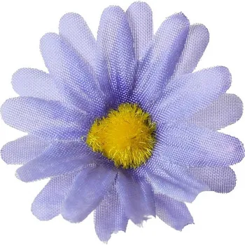umělá květina Květ kopretiny 4 cm, fialová