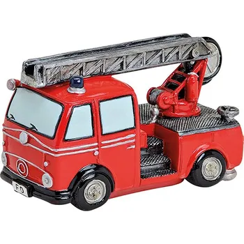 Žertovný předmět Pokladnička ve tvaru hasičského auta