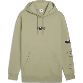 Pánská mikina Pánská mikina PUMA ESS LOGO LAB HOODIE 688180-82 LUX ARMY XL