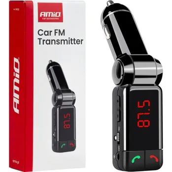 FM transmitter Bluetooth/FM modulátor bezdrátový, 12/24V, 2x USB