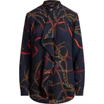 Lauren Ralph Lauren Halenka marine modrá / hnědá / žlutá /