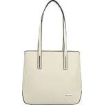 Moderní dámská kabelka na rameno Delami Glimmer, světle krémová