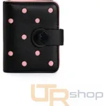 BUMPY koženková peněženka P10260 Vuch - Černá-Růžová