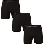 3PACK pánské boxerky Calvin Klein černé (NB1770A-XWB)
