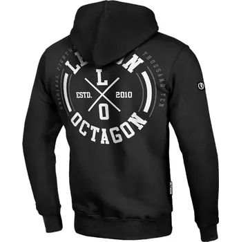 Pánská mikina Pánská mikina s kapucí Octagon LO black s kapucí velikost: L